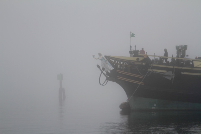 Ghost Ship in the Fog, Salem, MA